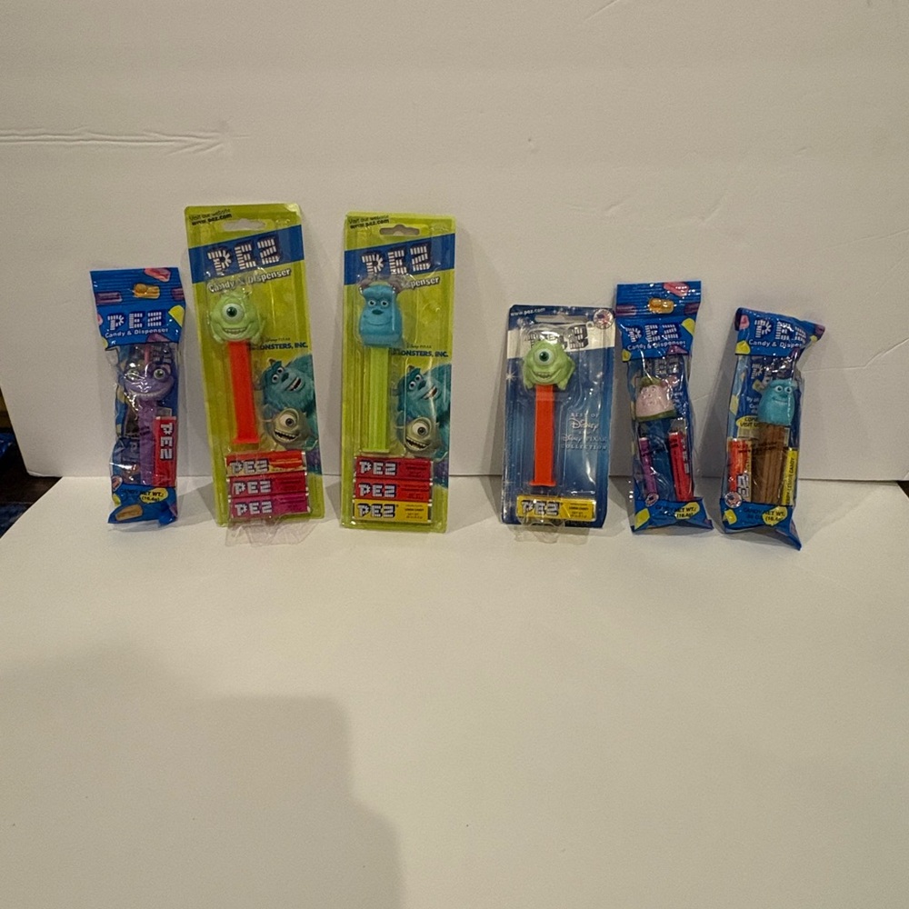 Brand New Disney Pixar Monsters Inc. and Monsters University Pez Dispensers